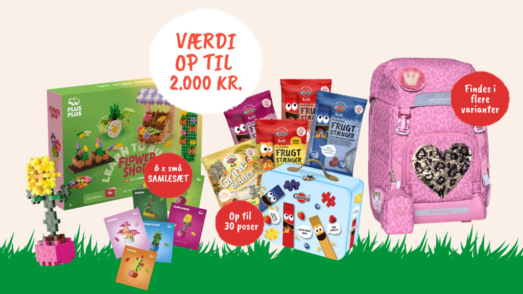 Castus x Plus Plus skolestart 2025 Vind med Castus og Plus Plus