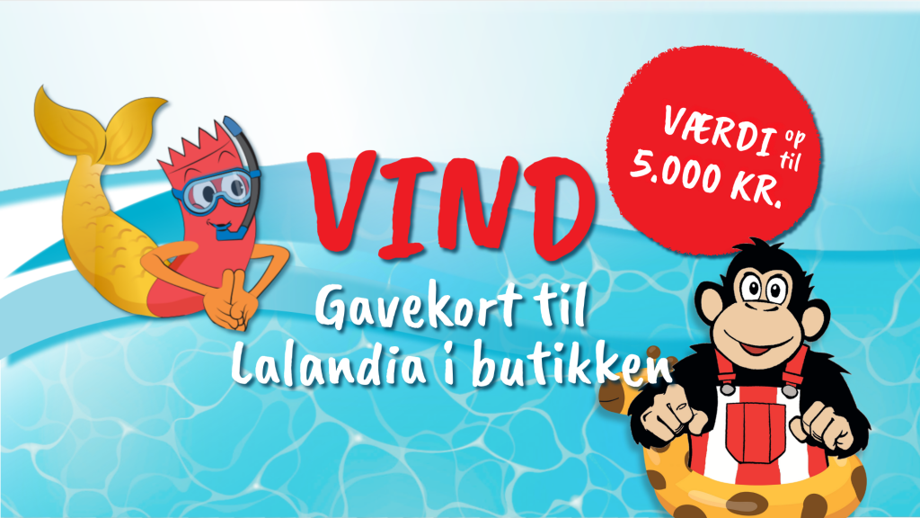 Vind gavekort til Lalandia med Castus 2026